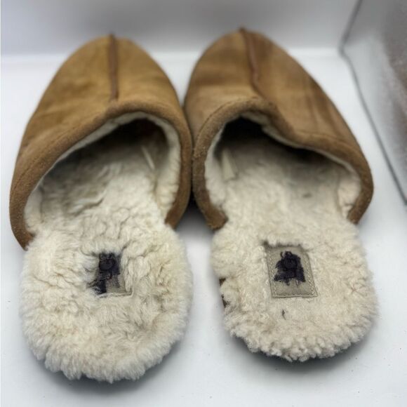 Ugg Men’s Size 11 Scuff Slippers Chestnut - Picture 6 of 8